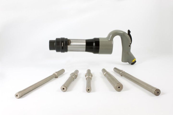 Pneumatic Hammer used with flaring tool.
